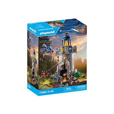 Tourelle des chevaliers de novelmore avec dragon 71483 Multicolore 2 - vertbaudet enfant 