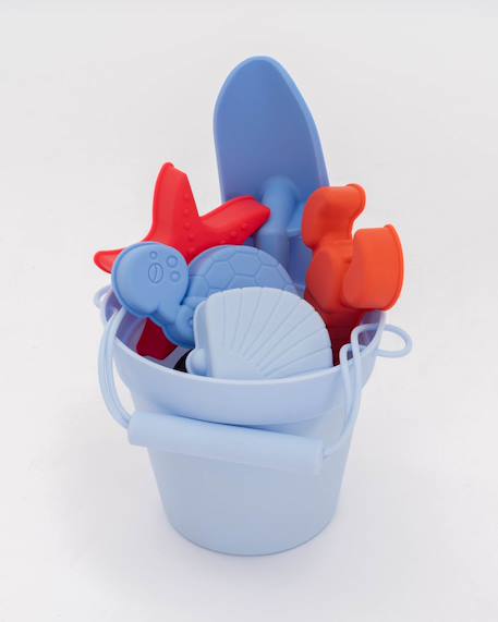 Set de jeux de plage avec accessoires Bleu+Rose 3 - vertbaudet enfant 