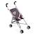 Mini-poussette buggy pour poupons roma Bleu et rose+Gris et rose+Jean rose+Rose+Rose clair+Violet 5 - vertbaudet enfant 