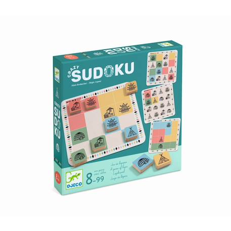 Jeu crazy sudoku Multicolore 2 - vertbaudet enfant 