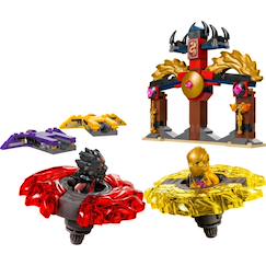 Jouet-Jeux d'imagination-Pack de combat spinjitzu du dragon 71826