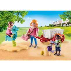 Jouet-Jeux d'imagination-City life starter pack nourrice avec enfants 71258