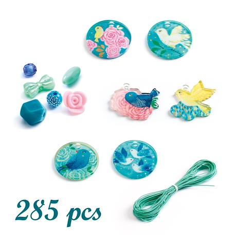 Perles fantaisies oiseaux Bleu 1 - vertbaudet enfant 