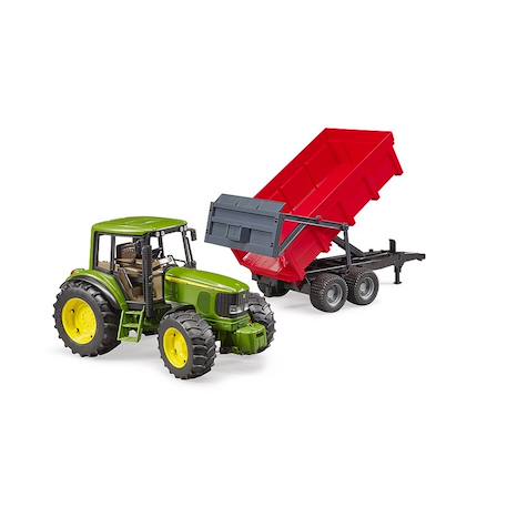John deere 6920 avec remorque à benne basculante Multicolore 2 - vertbaudet enfant 