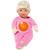 Baby born - compagnons de nuit pour bébés 30cm Rose 2 - vertbaudet enfant 