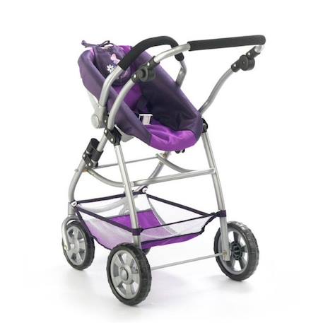 La poussette combinée 3 en 1 emotion 'all in' pour poupons Multicolore+Noir et rose+Rose+Rose et bleu+Rose et gris+Rose fuschia+Violet+Violet étoiles 35 - vertbaudet enfant 