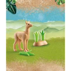 Jouet-Jeux d'imagination-Figurines, mini mondes, héros et animaux-Wiltopia bébé alpaga 71064