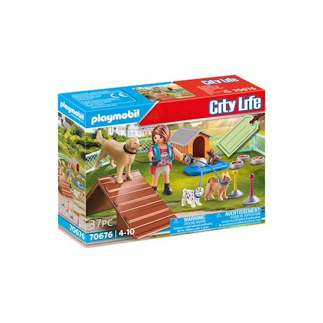City life set cadeau educatrice et chiens 70676 Multicolore 2 - vertbaudet enfant 