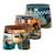 Lot de 3 boxers  california vibes Beige/bleu/orange 1 - vertbaudet enfant 