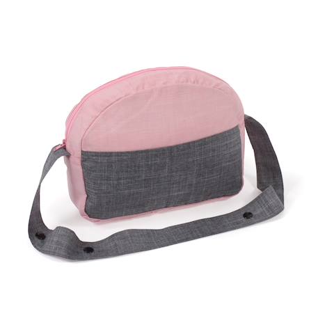 Sac à langer pour poussettes de poupons Rose et gris 2 - vertbaudet enfant 
