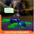 Gecko phosphorescent - grimpeur de murs - glow in the dark (rc) Vert et bleu 1 - vertbaudet enfant 