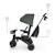 Tricycle JAZZ 3, évolutif 6 modes dès 9 mois pivotant, dossier inclinable, capote upf 50+, poignée parent, compact, mode draisienne, roue libre, jusqu’à 25 kg Beige+Vert 11 - vertbaudet enfant 