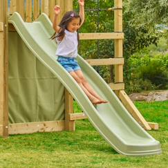 Jouet-Jeux de plein air-Toboggan glissière  plastique 220cm
