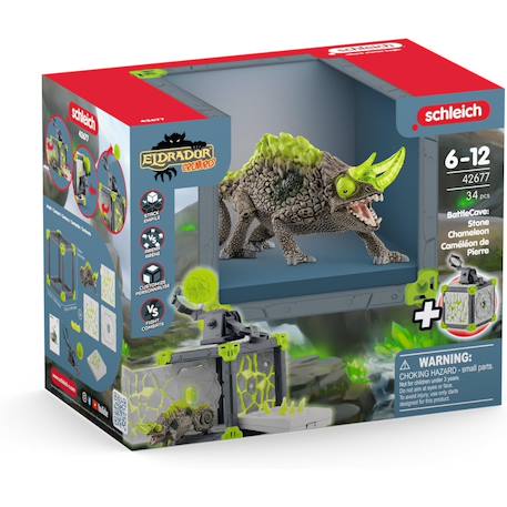 Battlecave caméléon de pierre Vert 2 - vertbaudet enfant 