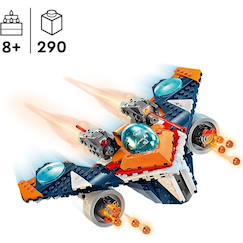 Jouet-Jeux d'imagination-Lego marvel - le vaisseau spatial de rocket contre ronan - 76278