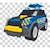 Voiture tout terrain police suv Bleu 1 - vertbaudet enfant 