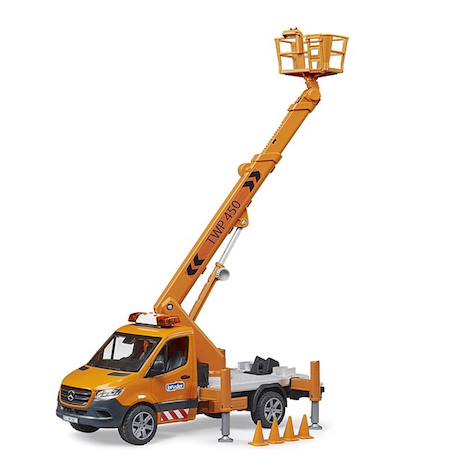 Mb sprinter avec plateforme de travail et module son + lumière Orange 1 - vertbaudet enfant 