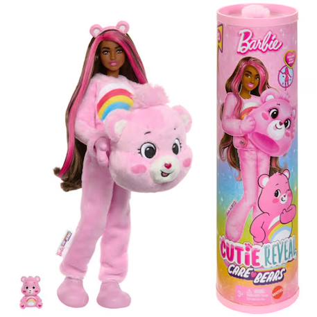 Poupée barbie cutie reveal bisounours Rose 2 - vertbaudet enfant 