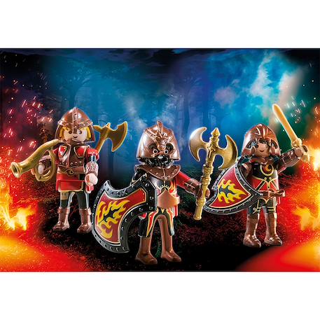 Novelmore 3 combattants burnham raiders 70672 Multicolore 2 - vertbaudet enfant 