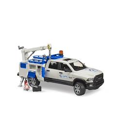 Jouet-Jeux d'imagination-Ram 2500 camion de service avec grue et gyrophare