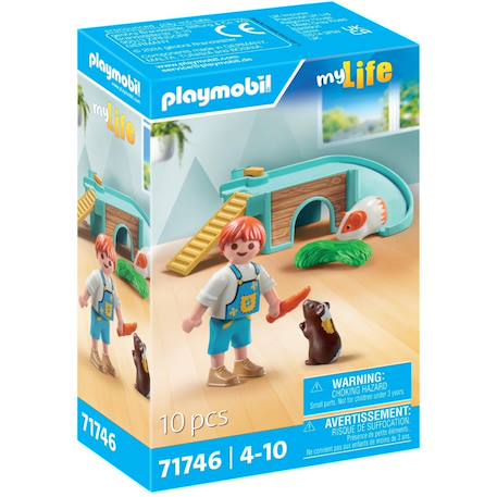 My life enfant avec 2 cochons d'inde et aire de jeux 71746 Multicolore 2 - vertbaudet enfant 
