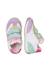 Sneakers en cuir et tissu crumi vl. Blanc-lilas+Bleu-blanc 4 - vertbaudet enfant 