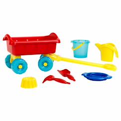 Jouet-Jeux de plein air-Chariot de plage garni
