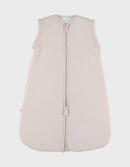 Gigoteuse nomade mousseline de coton Beige 5 - vertbaudet enfant 