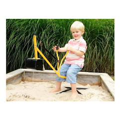 Jouet-Jeux de plein air-Jeux de plage-Excavatrice assise - pour enfants, rotative
