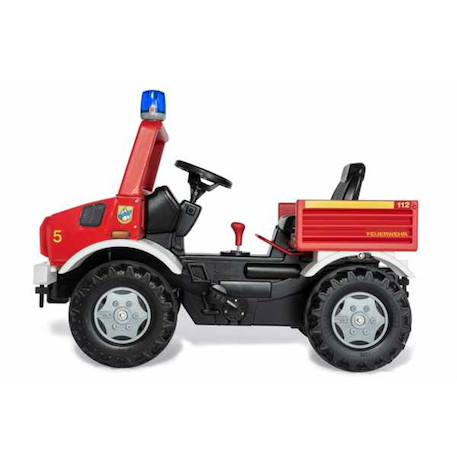 Rollyunimog fire truck avec frein et lumières Rouge 1 - vertbaudet enfant 