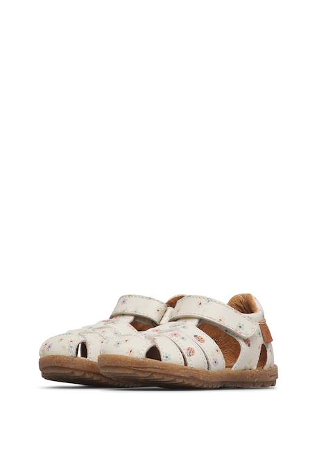 Sandales semi see Blanc crème-+Rose poudré- 5 - vertbaudet enfant 