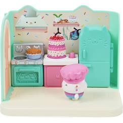 Jouet-Poupons et poupées-La maison de poupée de gabby's dollhouse - chambre de luxe - la cuisine de cakey