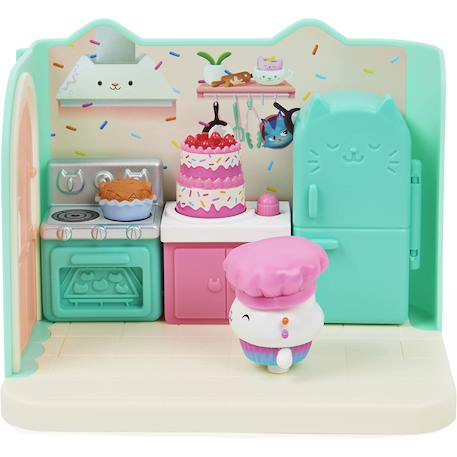 La maison de poupée de gabby's dollhouse - chambre de luxe - la cuisine de cakey Multicolore 1 - vertbaudet enfant 