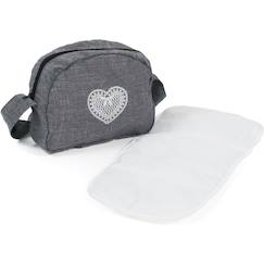 Jouet-Poupons et poupées-Sac à langer pour poussettes de poupées jean gris