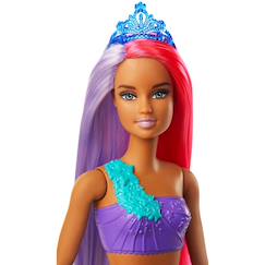 Jouet-Poupons et poupées-Barbie dreamtopia poupée sirène aux cheveux roses et violets
