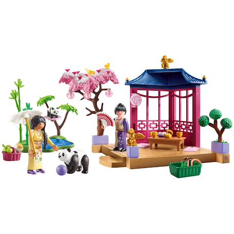 Specials jardin asiatique avec deux personnages et pandas 71762 Multicolor 1 - vertbaudet enfant 