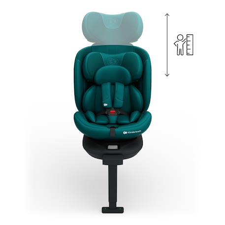 Siège auto I-360 2 PLUS, i-size 4-en-1  40-150 cm pivotant 360°, isofix, dos et face route, protection latérale, inclinable, ventilation, évolutif 0-12 ans Gris+Noir+Vert 16 - vertbaudet enfant 