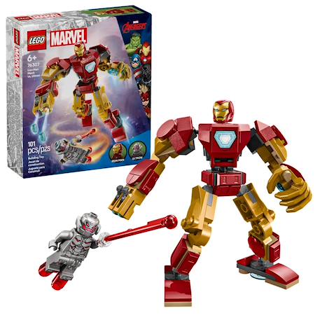 Marvel le robot d'iron man contre ultron 76307 Multicolore 2 - vertbaudet enfant 