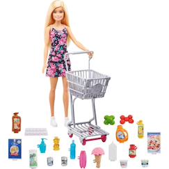 Jouet-Poupons et poupées-Barbie - heure du shopping