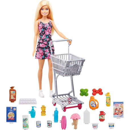 Barbie - heure du shopping Multicolore 1 - vertbaudet enfant 