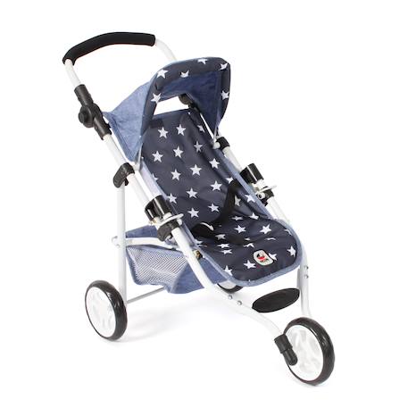 Petite poussette de jogging lola pour poupées Bleu+Rose 2 - vertbaudet enfant 