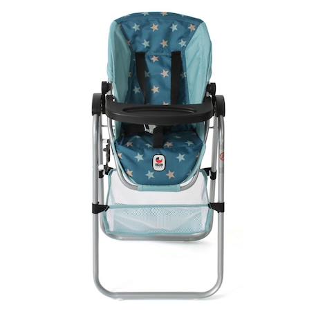 Bayer chic 2000 chaise haute pour poupées - étoile turquoise Bleu 1 - vertbaudet enfant 