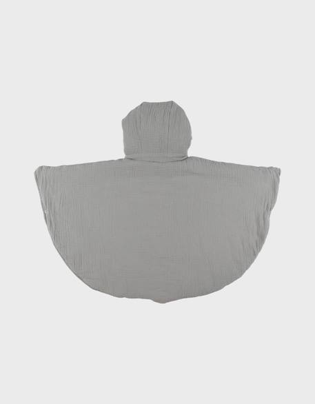 Poncho bébé mousseline de coton bio Vert 4 - vertbaudet enfant 