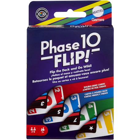 Jeu de cartes phase 10 flip Multicolore 2 - vertbaudet enfant 