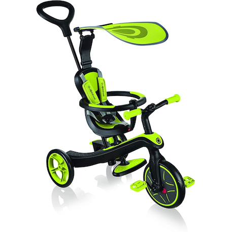 Globber explorer trike 4en1 tricycle vert Vert et noir 2 - vertbaudet enfant 