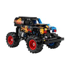 Jouet-Jeux d'imagination-Jeux de construction-Technic monster jam grave digger feu et glace 42219