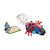Spidey sur sa moto contre rhino 11206 Multicolore 1 - vertbaudet enfant 