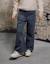 Pantalon à jambe large en sergé avec poches b&s Gris foncé 1 - vertbaudet enfant 