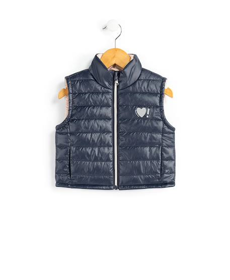 Doudoune sans manches fille Indigo 1 - vertbaudet enfant 