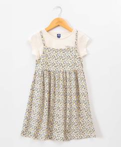 Ensemble robe + haut 100% coton fille  - vertbaudet enfant